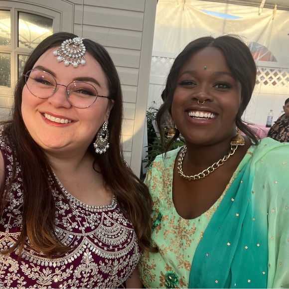 Silver Indian jewelry set - Picture 2 of 2